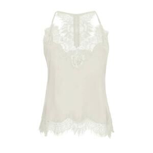 NEW GOLD HAWK women's lucy crop camisole in dove